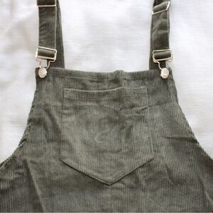Green Overall Dress